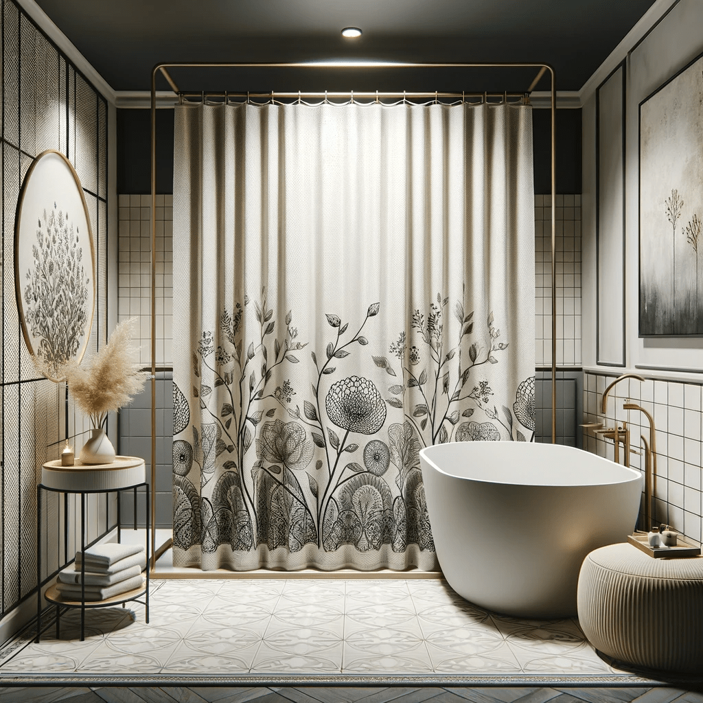 Opt for a Shower Curtain when remodeling your bathroom