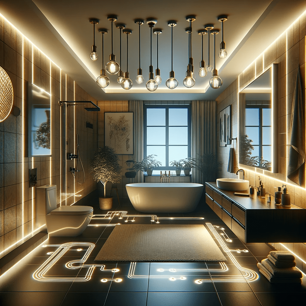 Update the Lighting when remodeling your bathroom