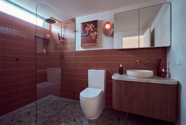 Modern frameless shower screens in Zetland, Sydney