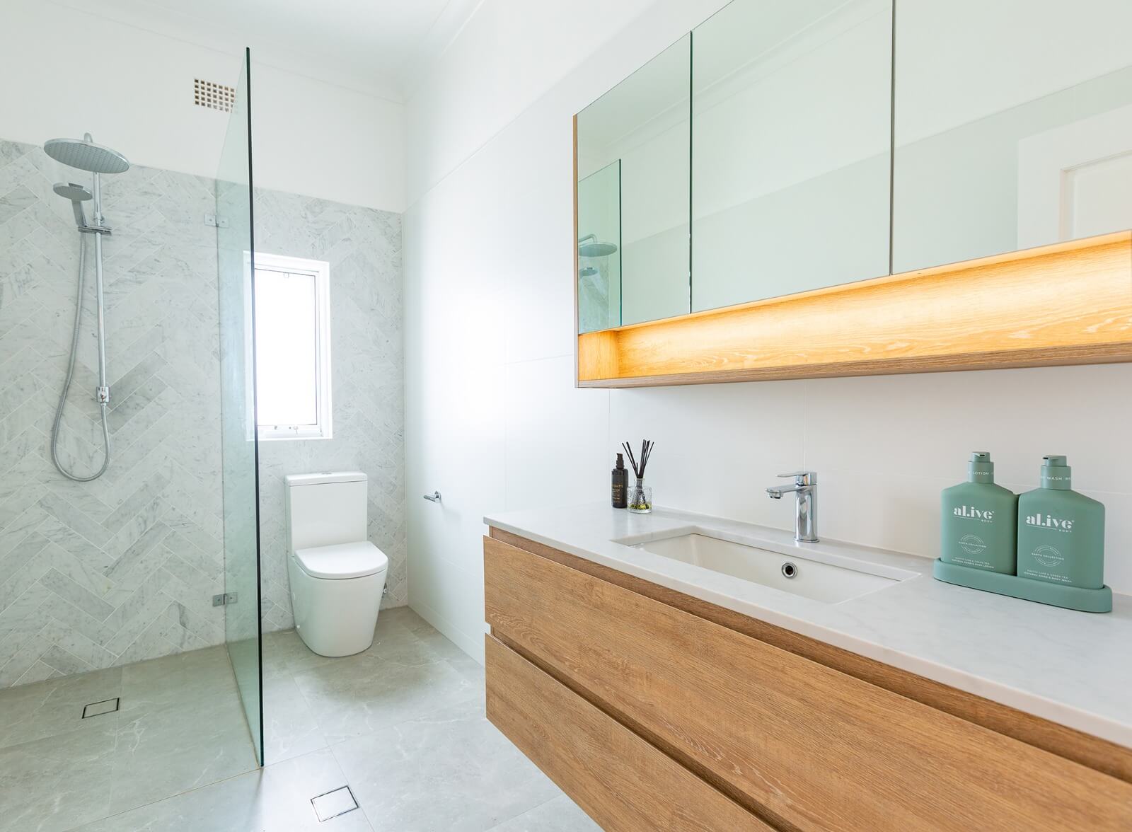 Small bathroom renovations in Terrigal, focusing on bathrooms, kitchens, laundries, and home renovations in Sydney