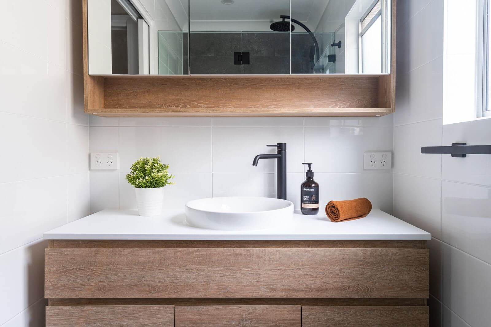 Custom bathroom renovations in Oyster Bay, focusing on bathrooms, kitchens, laundries, and home renovations in Sydney